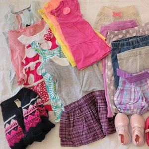 Girls 2T Clothes Bundle - Carters, Crocks, Gap, Osh Kosh, Polo